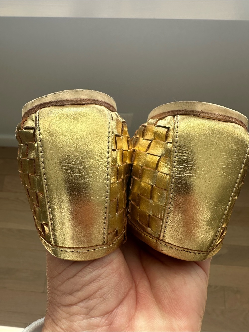Freda Salvador - Jada Ballet Flats - Gold size 8.5 - Picture 6 of 14